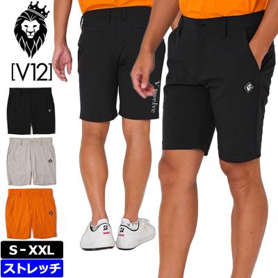 V12 ゴルフ メンズパンツ（パンツ丈タイプ：ハーフ）｜メンズウエア