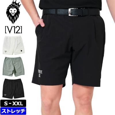 V12 ゴルフ メンズパンツ（パンツ丈タイプ：ハーフ）｜メンズウエア