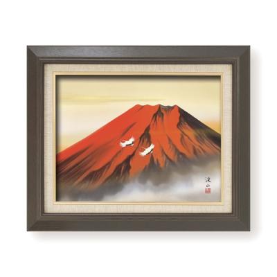 伊藤渓山　日本画額F6金　金富士　壁掛けひも付 伊藤渓山 絵画のおすすめ人気商品一覧 通販 - Yahoo!ショッピング