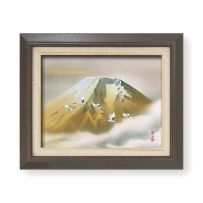伊藤渓山　日本画額F6金　金富士　壁掛けひも付 伊藤渓山 絵画のおすすめ人気商品一覧 通販 - Yahoo!ショッピング