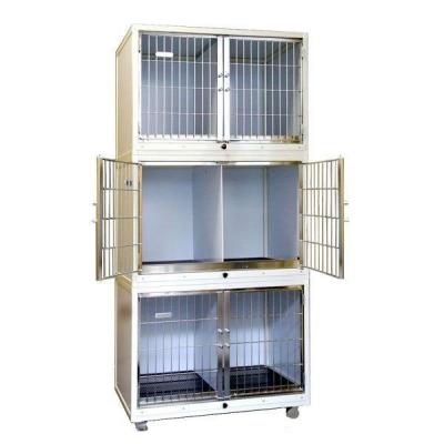 引き取り限定】 3段犬舎アルミ製中古