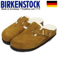 BIRKENSTOCK (ビルケンシュトック) 1001141 BOSTON SHEARLING ボストンシアリング スエードレザーサンダル MINK  ナロー幅 BI219 | THREE WOOD ヤフー店