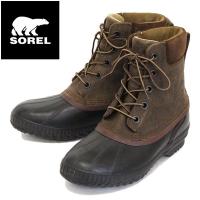 SOREL (ソレル) NM2575 CHEYANNE II シャイアンII メンズ レインブーツ 防水 259 TOBACCO BLACK SRL052 | THREE WOOD ヤフー店