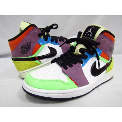 NIKE AIR JORDAN 1 mid（ファッション）（色：マルチカラー）の