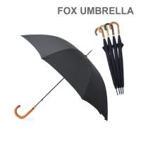 FOX UMBRELLAS フォックスアンブレラ 長傘 GM1 Hardwood ブラック 雨具 ブランド傘 メンズ