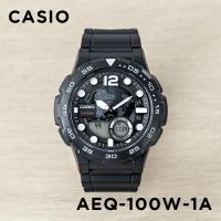 並行輸入品 10年保証 日本未発売 CASIO STANDARD カシオ スタンダード AEQ-100W-1A 腕時計 時計 ブランド メンズ レディース チープ チプカシ アナデジ 防水 | TIME LOVERS