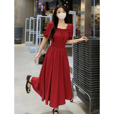 赤 ワンピース 半袖のおすすめ人気商品一覧 通販 - Yahoo!ショッピング