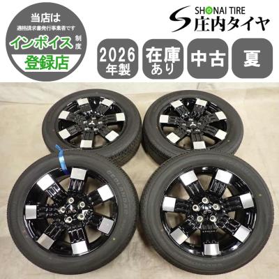 夏タイヤ】225/55R18 18インチ アルミホイール付き 4本セット 溝あり タイヤ 225 55r18（自動車 夏タイヤホイールセット）｜タイヤ