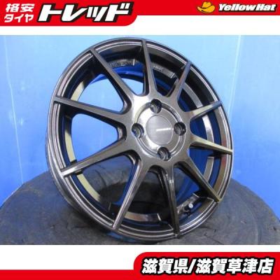ポテンザ SW010 フロント15インチ　リア16インチ ブラック　4本セット BRIDGESTONE POTENZA SW010/ポテンザ SW010 15X6.0J 4穴 PCD：100