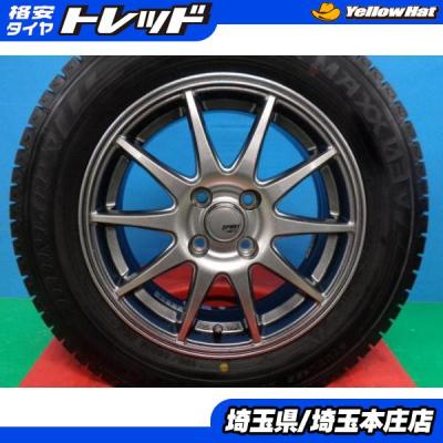 DUNLOP 自動車 冬タイヤ、ホイールセット（タイヤ幅サイズ：185ミリ 