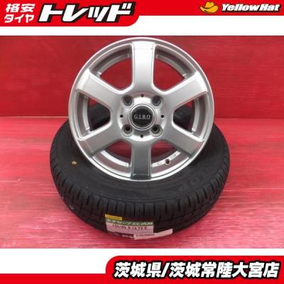 風神　13インチホイール　155/65R13タイヤ2本セット② wh04307-mn00272.jpg