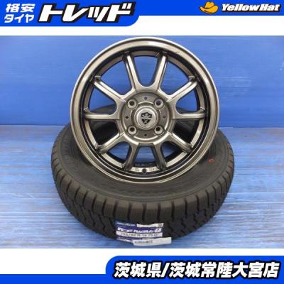 155/65r14 スタッドレス 4本 ホイールセット中古の商品一覧 通販