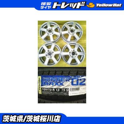 155 70r13（自動車 冬タイヤ、ホイールセット）｜タイヤ、ホイール