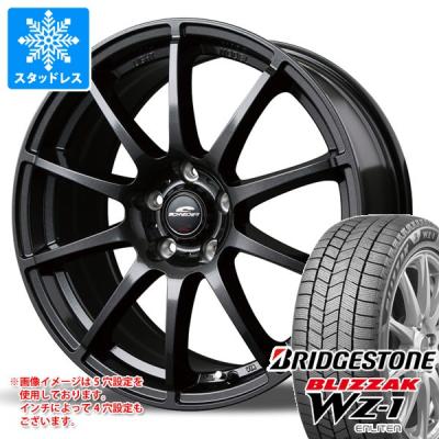 シュナイダースタック17インチ+スタッドレスタイヤ 4本セットの内2本（1/2） シュナイダー stag 17インチ（自動車 冬タイヤ、ホイールセット