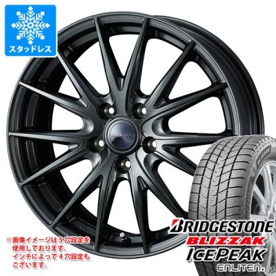 BRIDGESTONE 自動車 冬タイヤ、ホイールセット（リム径（ホイール