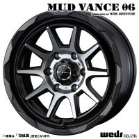 ホイール4本セット Weds ウェッズ MUD VANCE 06 マッドヴァンス 16インチ リム幅6.5J インセット+38 6穴 PCD139.7 マットブラックポリッシュ | タイヤ市場ショッピング