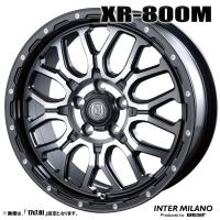 4本セット MUDBAHN マッドバーン XR-800M 17インチ リム幅7.0J インセット+38 5穴 PCD114.3 マットブラック/ディスクポリッシュ 【法人宛発送の場合、送料無料】 | タイヤ市場ショッピング