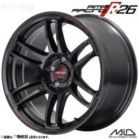 ホイール4本セット M.I.D マルカサービス RMP RACING R26 18インチ リム幅8.5J インセット+45 5穴 PCD100 クリスタルブラック | タイヤ市場ショッピング