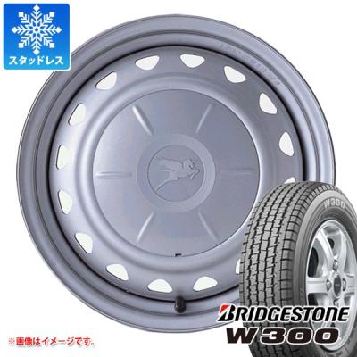 145r12 6pr スタッドレス ホイールセット 4本（BRIDGESTONE／自動車 冬