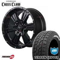 タイヤホイール4本セット NITRO POWER CROSS CLAW 17x8.0J 6/139.7 +20 SGB/PD MONSTA TERRAIN GRIPPER 285/70R17 FJクルーザー モンスタ ホワイトレター | TIRE SHOP 4U