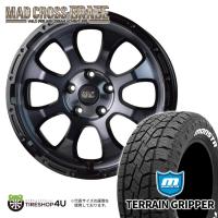 タイヤホイール4本セット MAD CROSS GRACE 16x7.0J 5/114.3 +38 BKC/BK MONSTA TERRAIN GRIPPER 215/70R16 107/105Q LT RWL | TIRE SHOP 4U