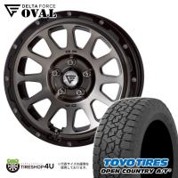 タイヤホイール4本セット DELTA FORCE OVAL 17x7.0J 5/114.3 +32 MSP TOYO OPEN COUNTRY A/T3 215/60R17 96H | TIRE SHOP 4U