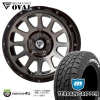 タイヤホイール4本セット DELTA FORCE OVAL 17x7.0J 5/114.3 +32 MSP MONSTA TERRAIN GRIPPER 225/65R17 106T RWL | TIRE SHOP 4U