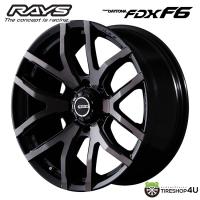 RAYS TEAM DAYTONA FDX F6 17x8.0J 6/139.7 +20 KZ クリアブラック 新品ホイール1本価格 【代引き不可】 | TIRE SHOP 4U