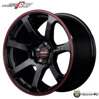 4本購入で送料無料 RMP RACING R07 18x7.5J 5/100 +50 BRL ブラック/リムレッドライン 新品ホイール1本価格 【代引き不可】 | TIRE SHOP 4U