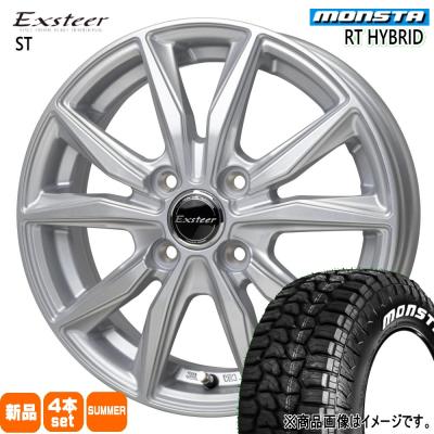 155/65r14（MONSTA TYRES／自動車 夏タイヤホイールセット）（リム径