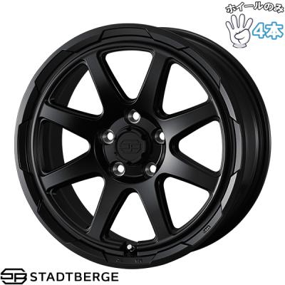 17インチホイール 5穴 マットブラック（自動車用タイヤ