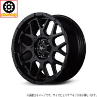 アルミホイール 1本 17インチ M28 バレット セミグロスBK/マシニング 17x6.5J +38 6H139.7P 200系 ハイエース | オールテレーン(タイヤ&ホイール専門店)