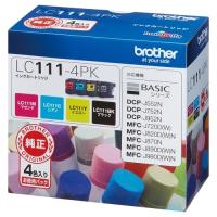 ブラザー 純正インクカートリッジ  お徳用 4色  LC111-4PK  1箱(4個:各色1個) | ネットショップティーサ