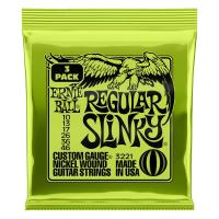 正規品 ERNIE BALL 3221 エレキギター弦 (10-46) REGULAR SLINKY 3Set Pack | TJDストア