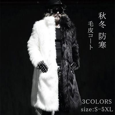 毛皮コート 白（ファッション）（サイズ（S/M/L）：L）のおすすめ人気