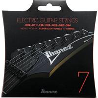 Ibanez アイバニーズ 7弦エレキギター用 ニッケルワウンド スーパーライトゲージ IEGS7 | TM Shop
