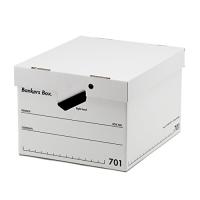 フェローズ バンカーズボックス 701 白/黒 3個1セット 収納ボックス Mサイズ ふた式 9621301 | TM Shop