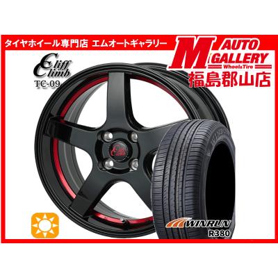 １４インチ ホイールセット ブラックレッド 14インチ アルミホイール レッド タイヤセット（自動車用タイヤ
