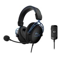 HyperX Cloud Alpha S ゲーミング ヘッドセット 7.1サラウンドサウンド 低音調節スライダー ブルー HX-HSCAS-BL/WW ( 4P5L3AA ) | to U