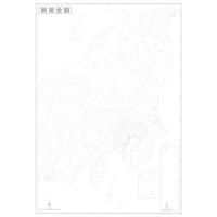 関東地方の白地図 Jp000pa1 白地図専門店 通販 Yahoo ショッピング