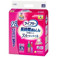 ライフリー パンツタイプ 長時間あんしんうす型パンツ Lサイズ 28枚 4回吸収 【介助で歩ける方】 | tocos shop