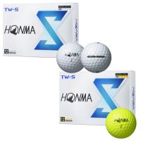 HONMA GOLF(本間ゴルフ)日本正規品 ホンマ TW-S ゴルフボール 1ダース（12個入）「BT2403」 スピン＋ディスタンス 色選択可 | TOHO NEXT SPORTS