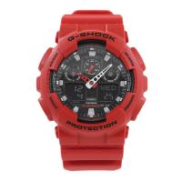 gショック CASIO G-SHOCK GA-100B-4A GA-100 SERIES アナデジ メンズ レッド ジーショック 腕時計 爆買 | 時計倉庫TOKIA