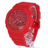カシオ gショック CASIO G-SHOCK ジーショック 腕時計 メンズ デジタル アナデジ カーボン コア 八角形 カシオーク レッド 赤 人気モデル 軽量 GA-2100-4A 爆買 | 時計倉庫TOKIA