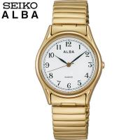 お取り寄せ SEIKO セイコー ALBA アルバ クオーツ AQGK440 国内正規品 メンズ 腕時計 白 ホワイト 金 ゴールド メタル バンド | 腕時計 メンズ アクセの加藤時計店