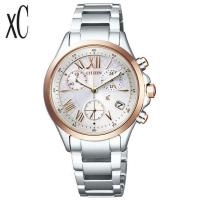 お取り寄せ シチズン クロスシー エコドライブ ソーラー basic CITIZEN xC FB1404-51A 国内正規品 クロノグラフ レディース 腕時計　ソーラー | 腕時計 メンズ アクセの加藤時計店