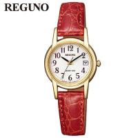 お取り寄せ CITIZEN シチズン REGUNO レグノ ソーラー レディース 腕時計 赤 レッド 金 ゴールド KH4-823-90 | 腕時計 メンズ アクセの加藤時計店