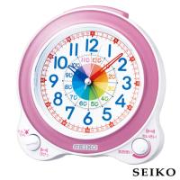 SEIKO セイコークロック 知育時計 国内正規品 KR887P キッズ 子供用 女の子 ピンク 目覚まし 目覚し めざまし 置き時計 読み方 学習 勉強 初めて | 腕時計 メンズ アクセの加藤時計店