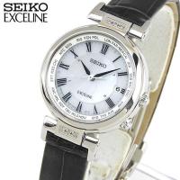お取り寄せ SEIKO セイコー DOLCE &amp; EXCELINE ドルチェ&amp;エクセリーヌ 電波ソーラー SWCW109 国内正規品 レディース 腕時計 クロコ 革バンド | 腕時計 メンズ アクセの加藤時計店