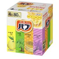 花王 バブ 入浴剤 80錠 アソートパック 57908 4種類 コストコ 薬用 バリューパック 炭酸浴 バブ 発泡 タブレット KAO 炭酸力のバブ | トキメキ屋